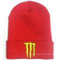 3D High Quality Embroidered Stripe Edge Beanie (S-1069)